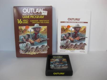 Outlaw (pic label) (CIB) - Atari 2600 Game